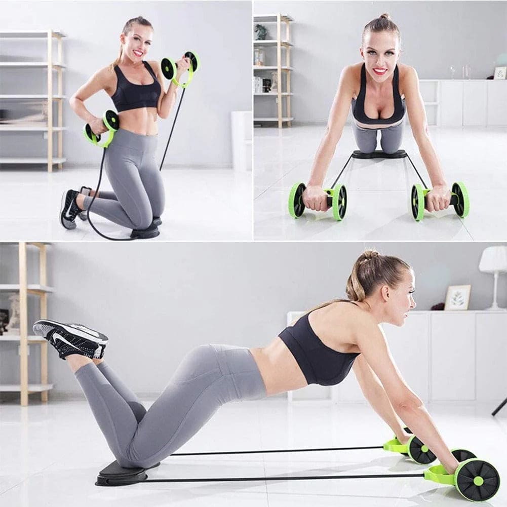Multifunctional AB Wheel Roller, Core Abdominal Exercise, Multifunctional Home Gym Workout Equipment, Muscle Exercise Fitness Equipment, Pull Rope Resistance Bands Slimming Device, Stretch Elasticity Abdomen Waist Slimming Trainer Multifunctional AB Wheel Roller, Core Abdominal Exercise, Multifunctional Home Gym Workout Equipment, Muscle Exercise Fitness Equipment, Pull Rope Resistance Bands Slimming Device, Stretch Elasticity Abdomen Waist Slimming Trainer